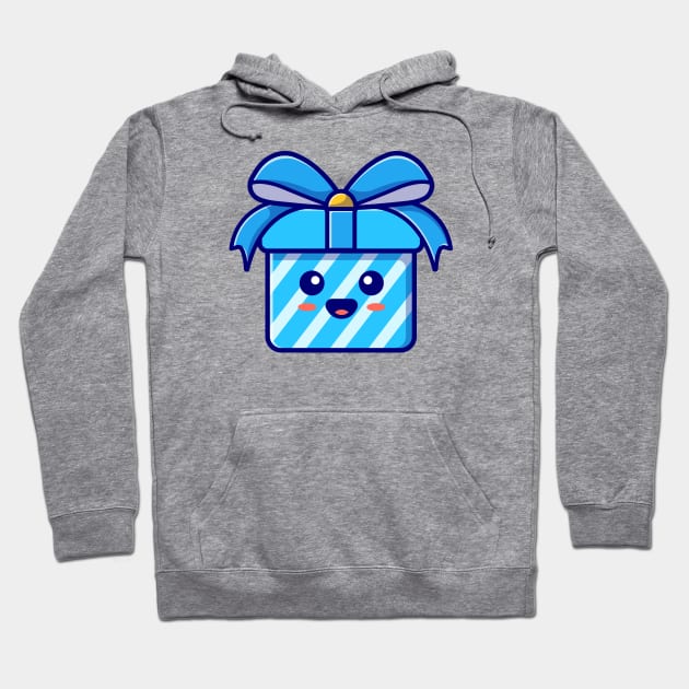 Cute Gift Box With Ribbon Hoodie by Catalyst Labs